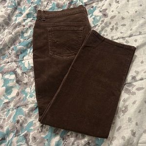Brown corduroy pants